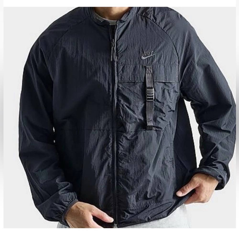 NEW Mens Nike Woven Tech Jacket {XXL} FZ0750 Black $160